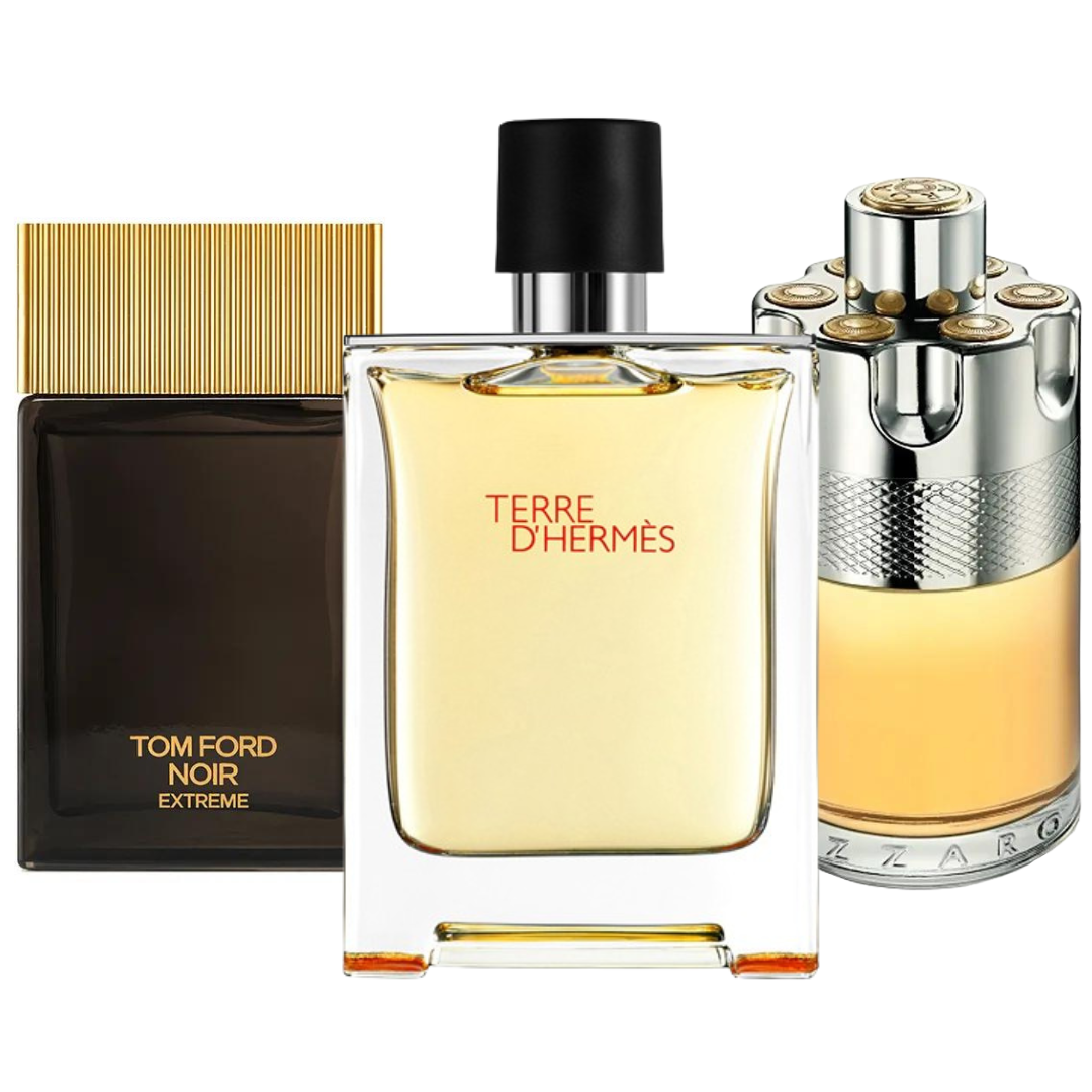 Black Friday Coffret 3 Parfums - Terre de’Herme, Azzaro Wanted,et Tom Ford Noir Extreme 100ml